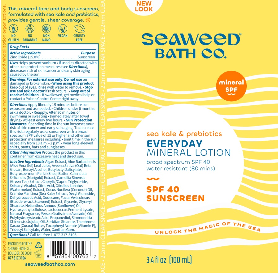 Pill image for Seaweed Bath Co. Everyday Mineral Spf-40 Lotion