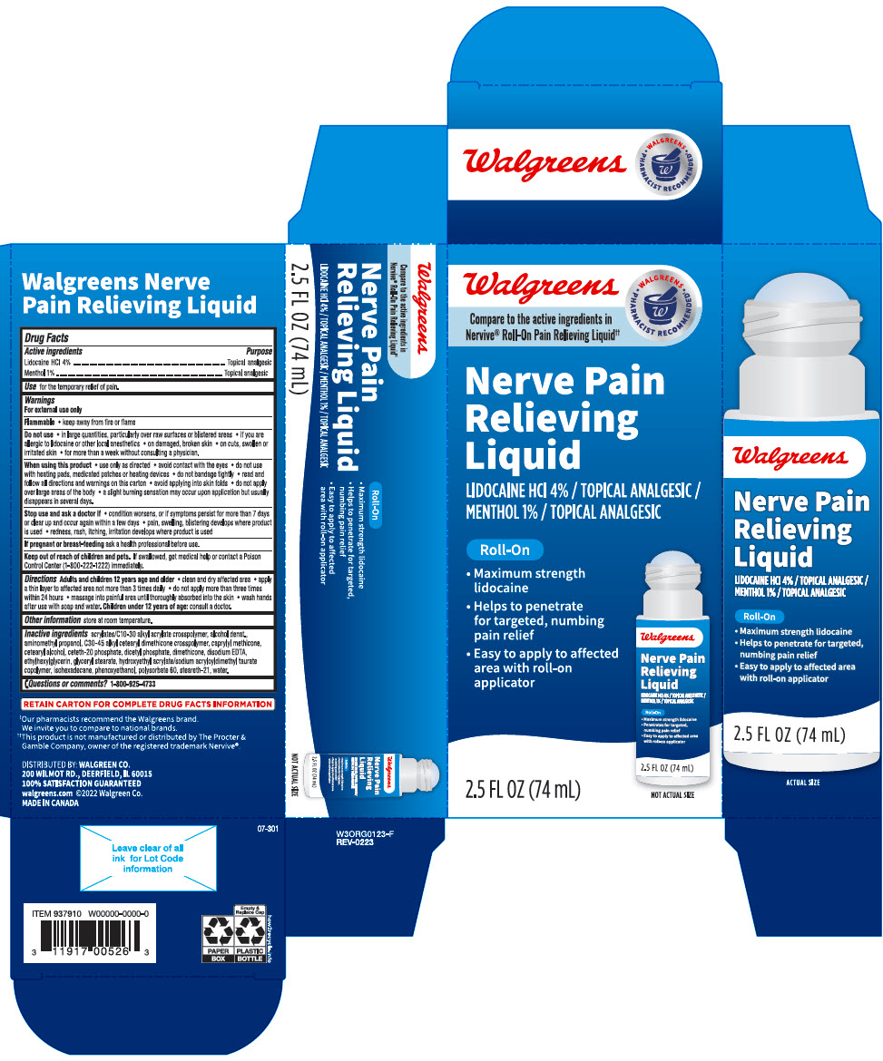 Pill image for Walgreens Nerve Pain Relieving Liquid