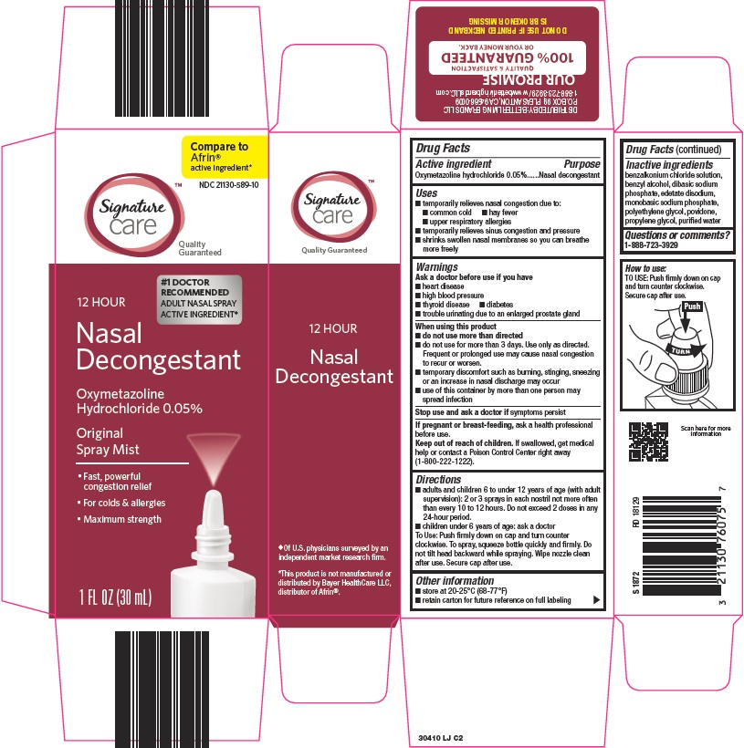 Pill image for Better Living Brands Llc Nasal Decongestant Drug Facts