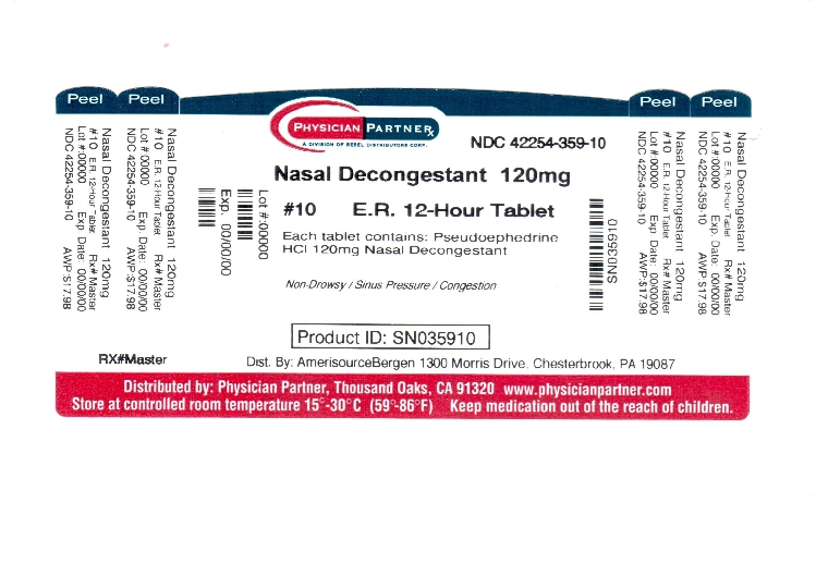 Pill image for Nasal Decongestant Drug Facts