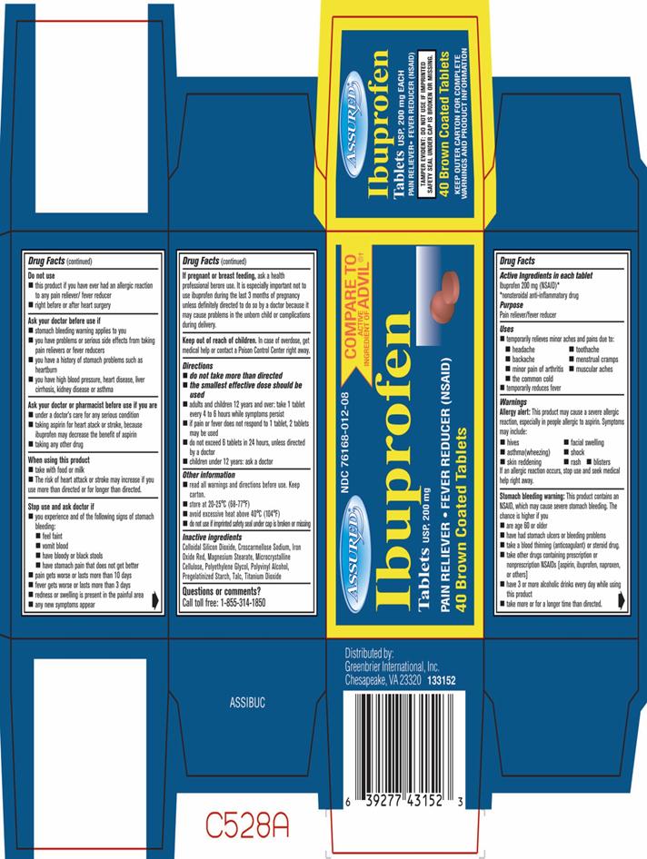 Pill image for Ibuprofen Tablets, Usp 200mg