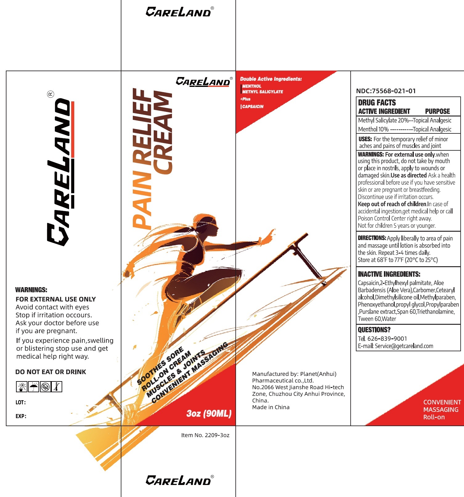 Pill image for Careland Pain Relief Cream