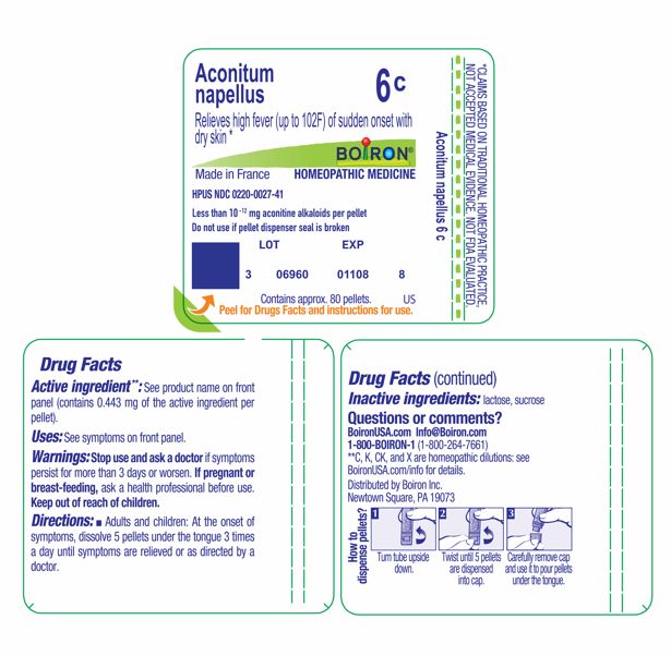 Pill image for Aconitum Napellus 6c