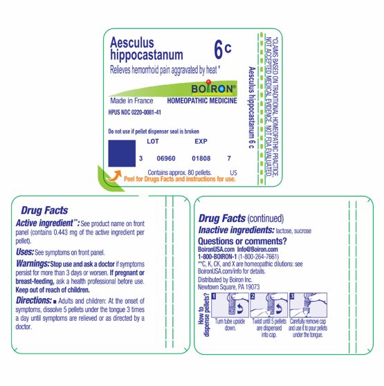 Pill image for aesculus hippocastanum 6c