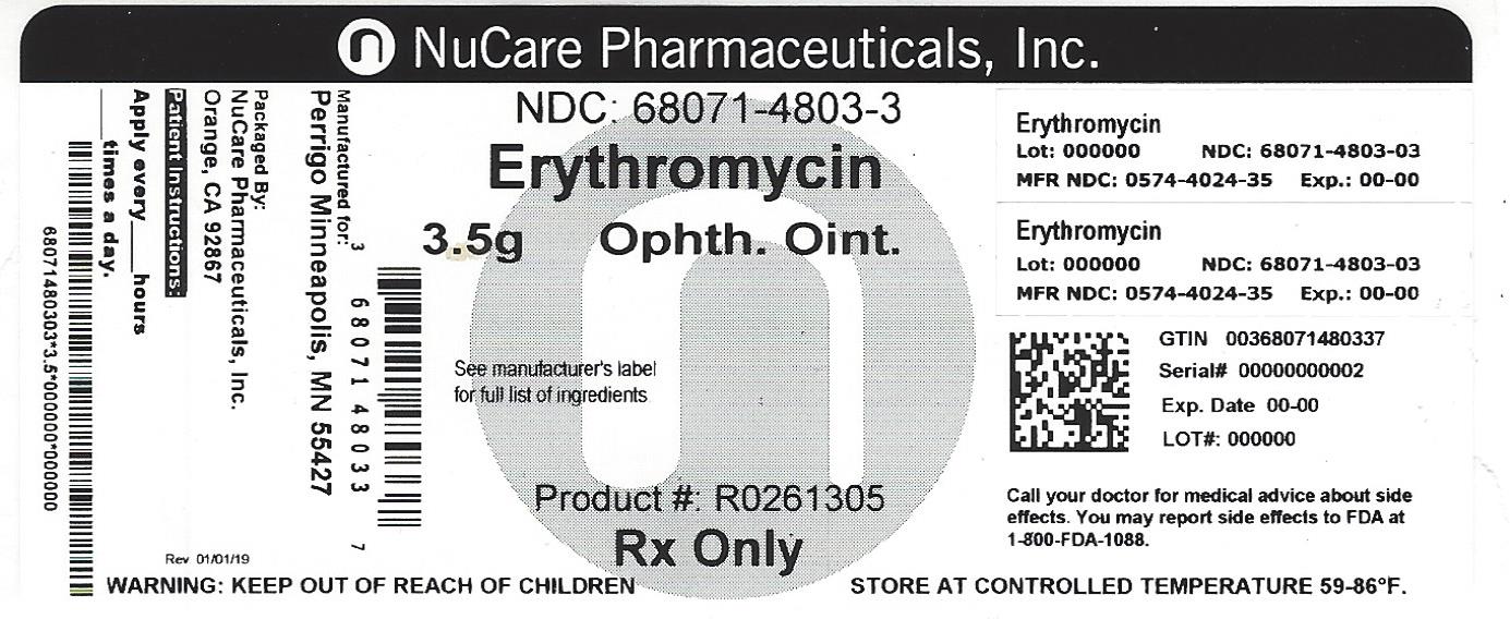 Pill image for Erythromycin Ophthalmic Ointment Usp