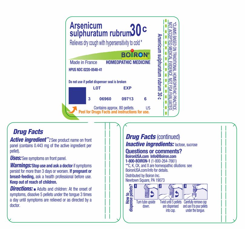 Pill image for Arsenicum Sulphuratum Rubrum 30c