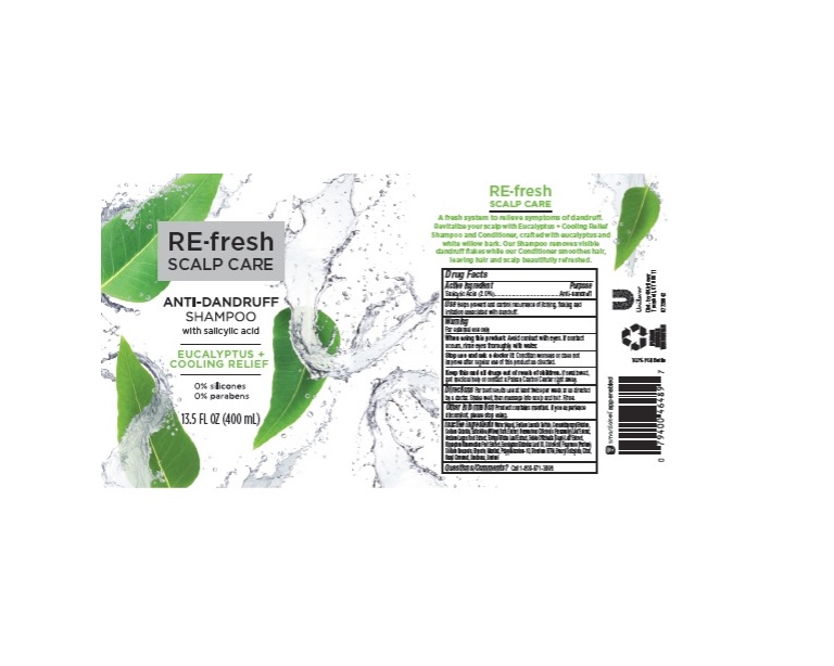 Pill image for Re-fresh Scalp Care Eucalyptus + Cooling Relief Anti-dandruff Shampoo