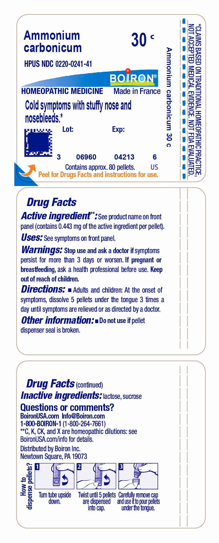 Pill image for Ammonium Carbonicum 30c