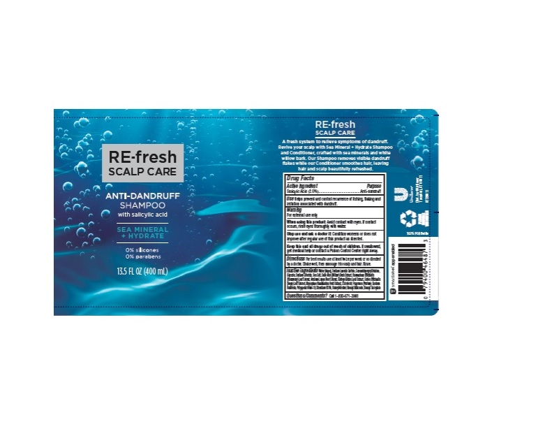 Pill image for Re-fresh Scalp Care Sea Mineral + Hydrate Anti-dandruff Shampoo