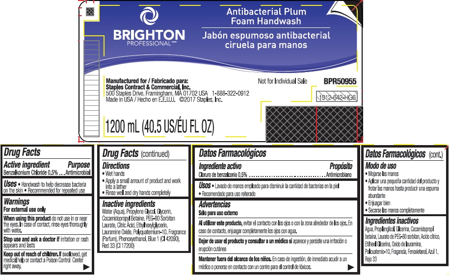 Pill image for Brighton Professional™ Antibacterial Plum Foam Handwash