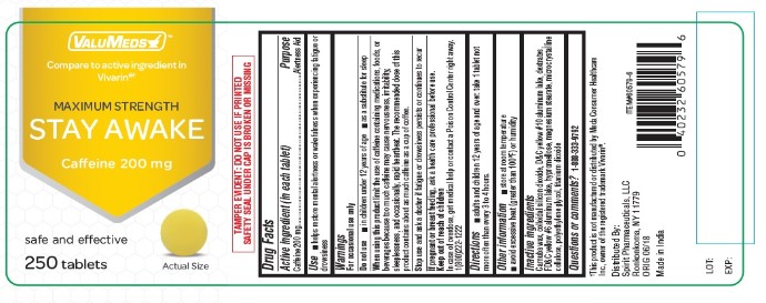 Pill image for Valumeds Maximum Strength Stay Awake