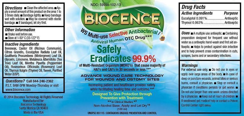 Pill image for Biocence (as Pld) - Liquid (59998-102)