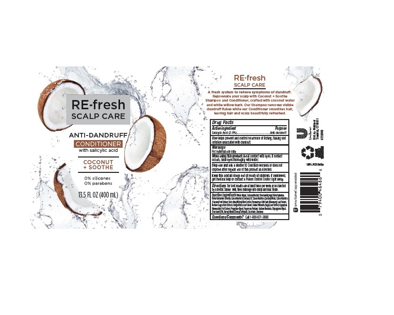 Pill image for Re-fresh Scalp Care Coconut + Soothe Anti-dandruff Conditioner