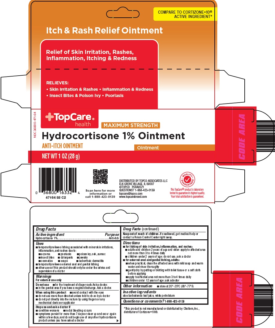 Pill image for Topco Associates Llc. Hydrocortisone 1% Ointment Drug Facts