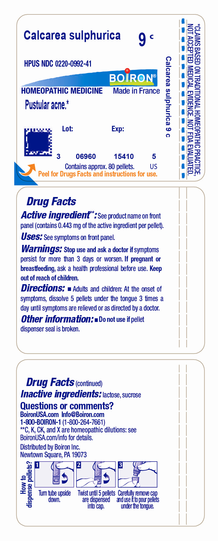 Pill image for Calcarea Sulphurica 9c