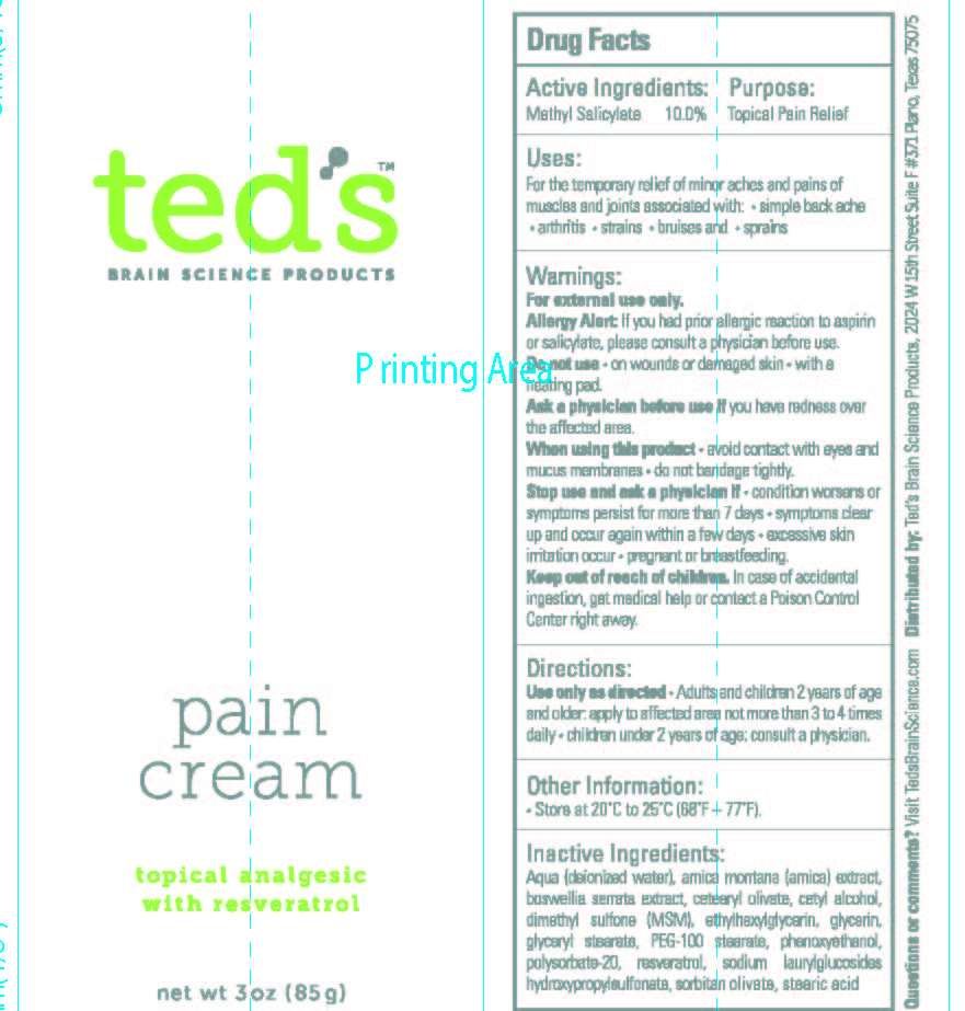 Pill image for Ted's Brain Science Products Pain Cream