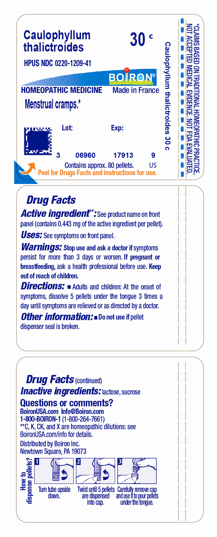 Pill image for Caulophyllum Thalictroides 30c