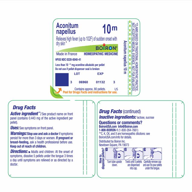Pill image for Aconitum Napellus 10m