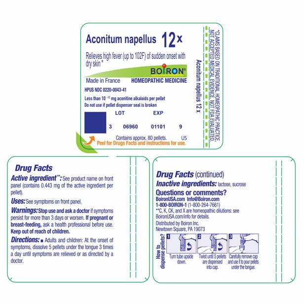 Pill image for Aconitum Napellus 12x