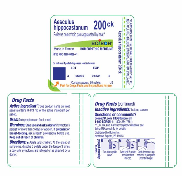 Pill image for Aesculus Hippocastanum 200ck