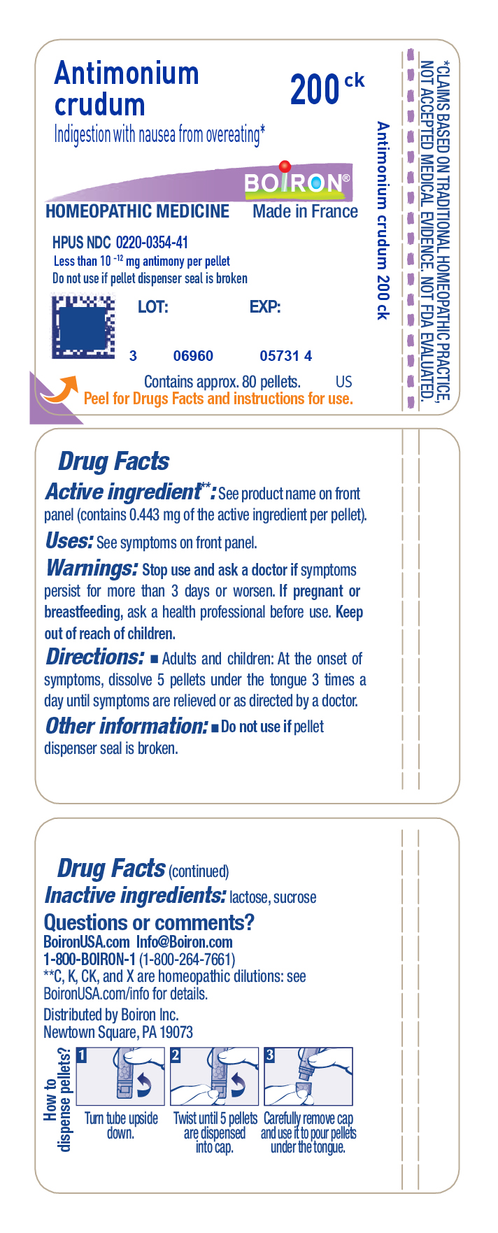 Pill image for Antimonium Crudum 200ck