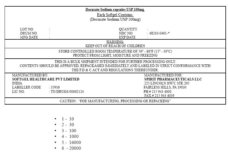 Pill image for Docusate Sodium Capsules Usp 100mg