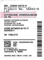 Pill image for Cetrizine Hydrochloride Tablets