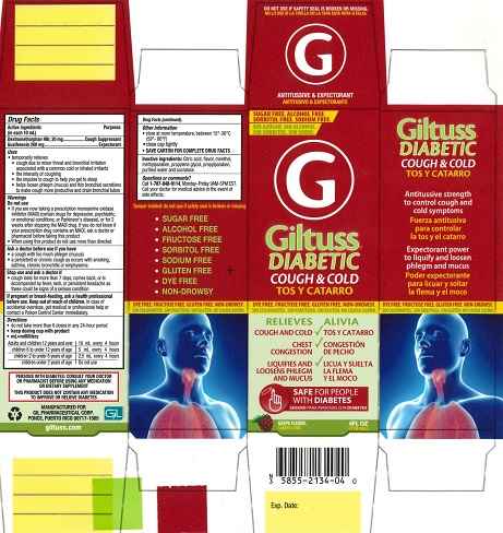 Pill image for Giltuss Diabetic Cough And Cold