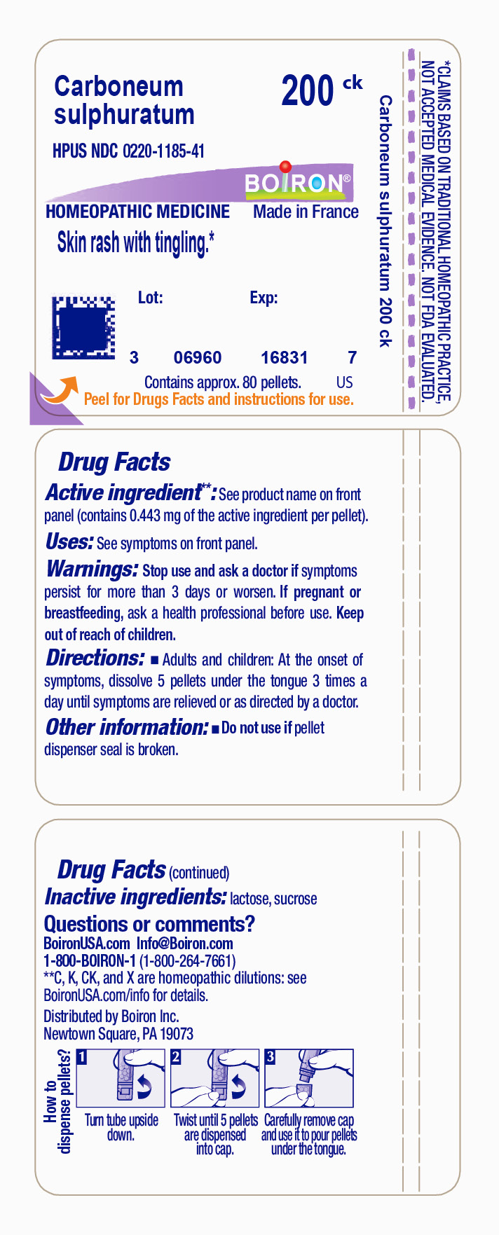 Pill image for carboneum sulphuratum 200ck