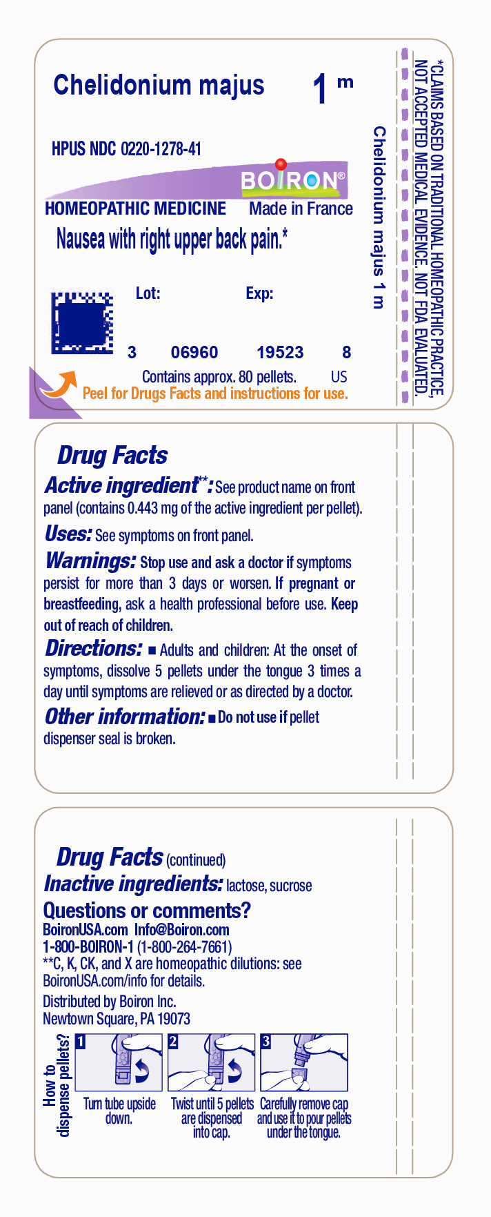 Pill image for Chelidonium Majus 1m