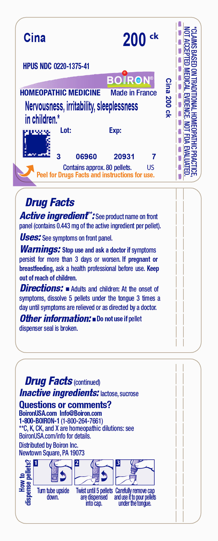 Pill image for Cina 200ck