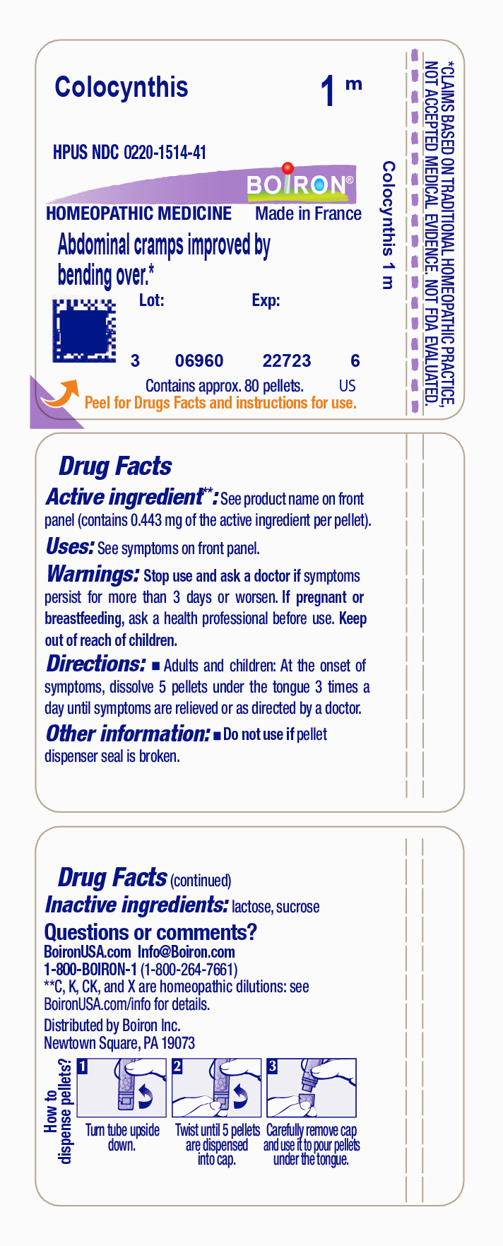 Pill image for Colocynthis 1m