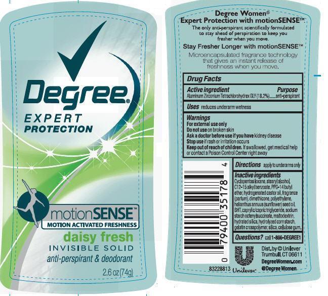 Pill image for Degree Expert Protection Motion Sense Daisy Fresh Antiperspirant Deodorant