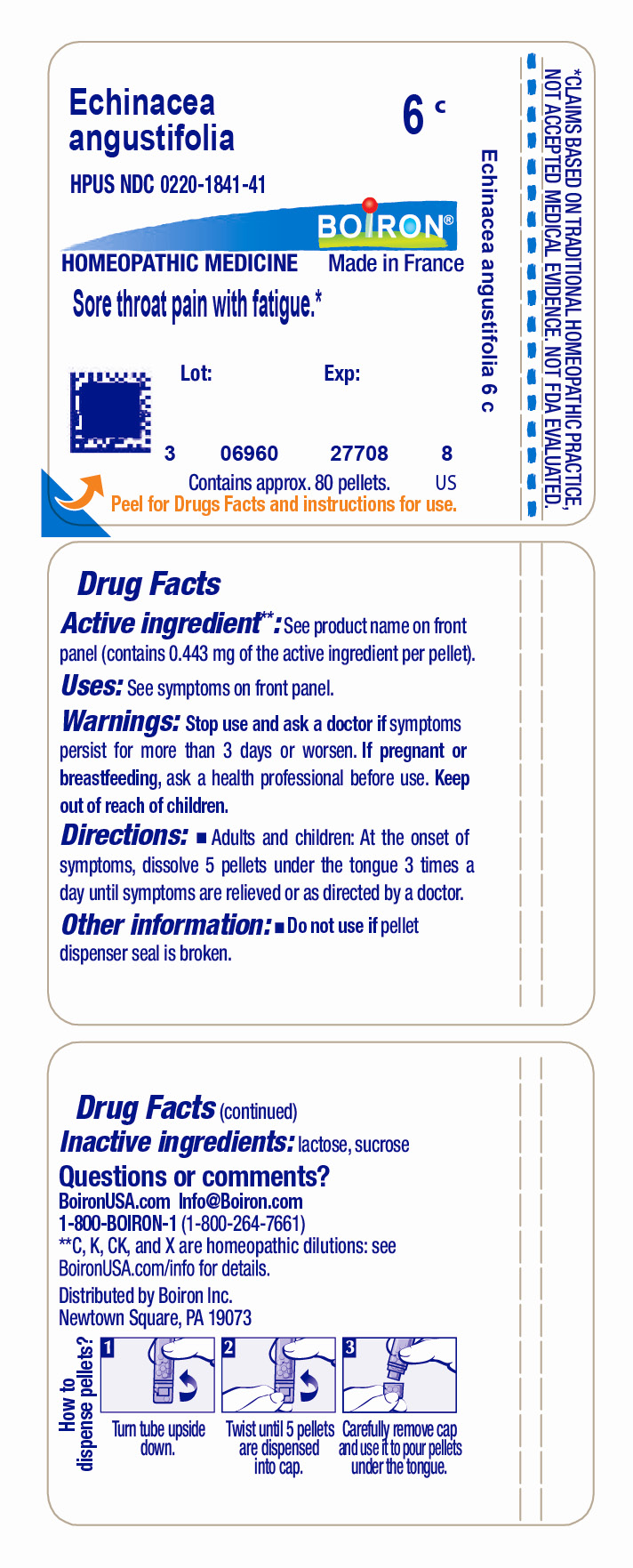 Pill image for Echinacea Angustifolia 6c