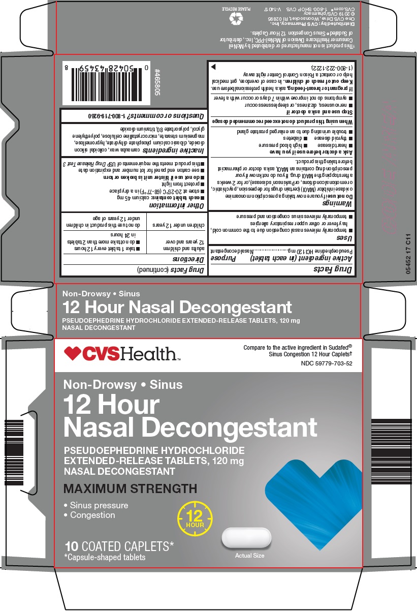 Pill image for Cvs Pharmacy, Inc. 12 Hour Nasal Decongestant Drug Facts
