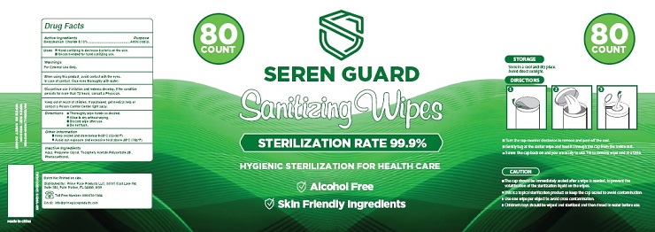 Pill image for Seren Guard Sanitizing Wipes