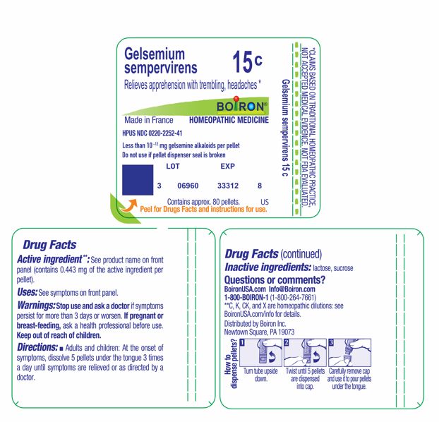 Pill image for Gelsemium Sempervirens 15c