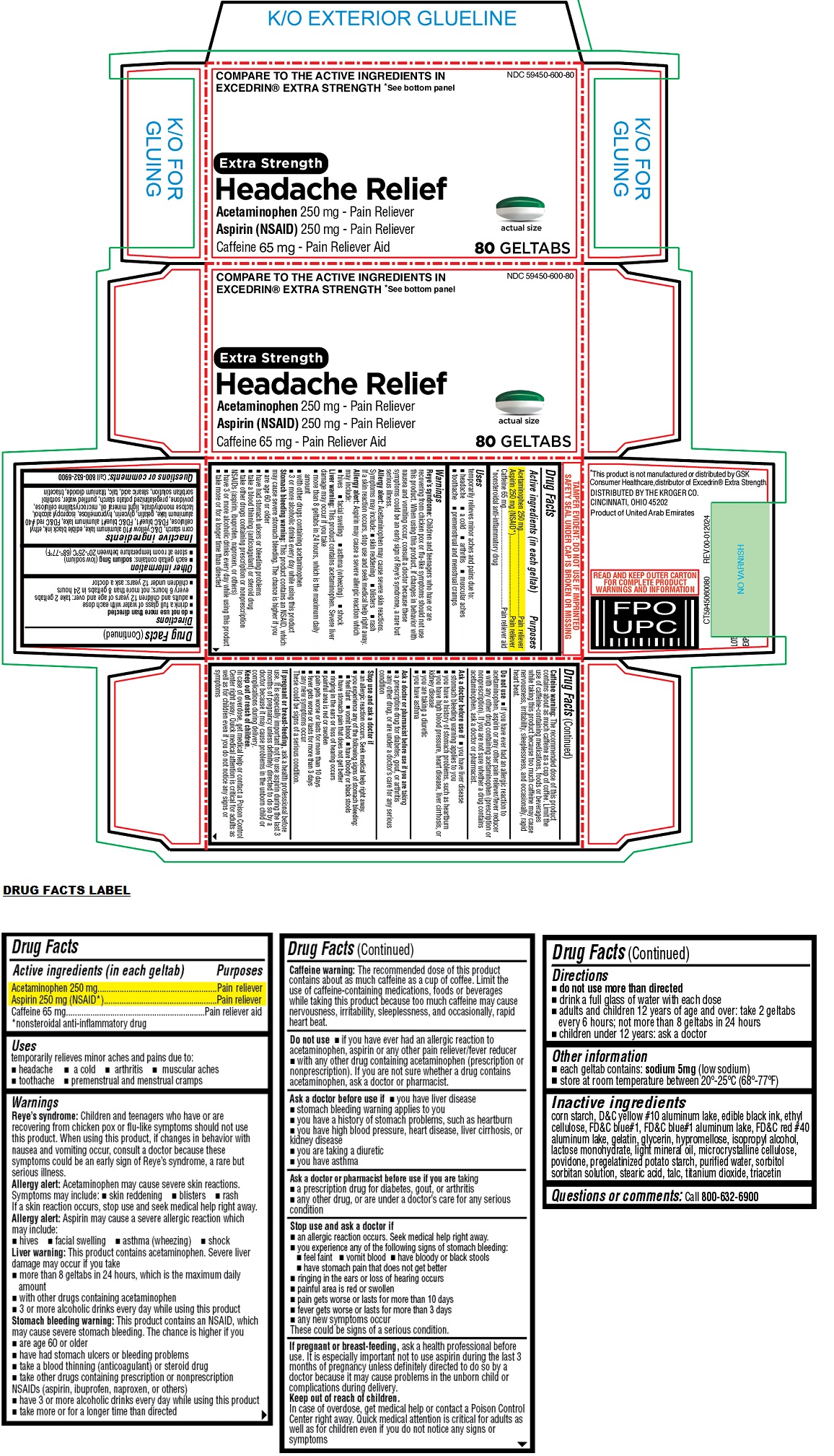 Pill image for Extra Strength Headache Relief