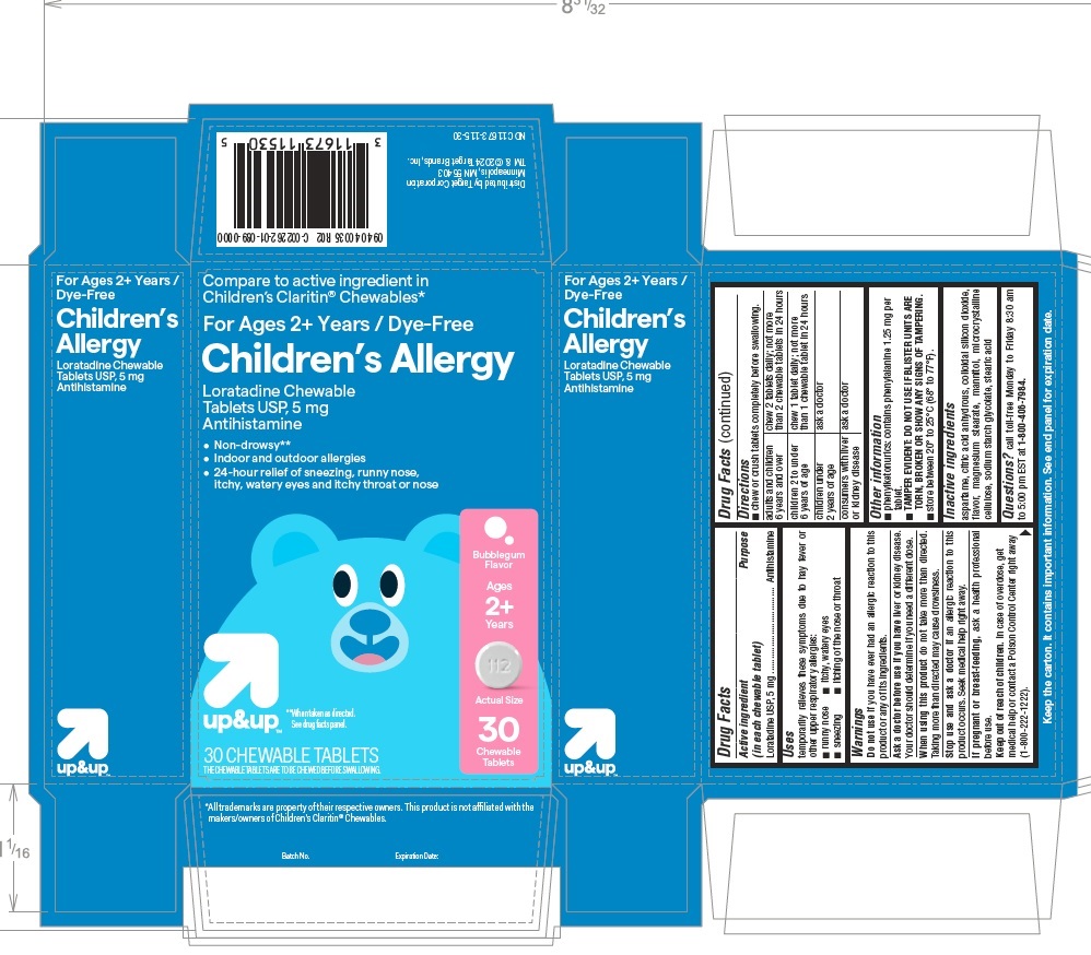 Pill image for Dye-free Children's Loratadine Chewable Tablets Usp, 5 Mg