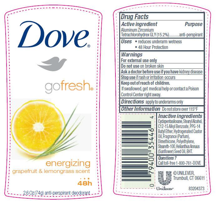 Pill image for Dove Go Fresh Energizing Antiperspirant Deodorant