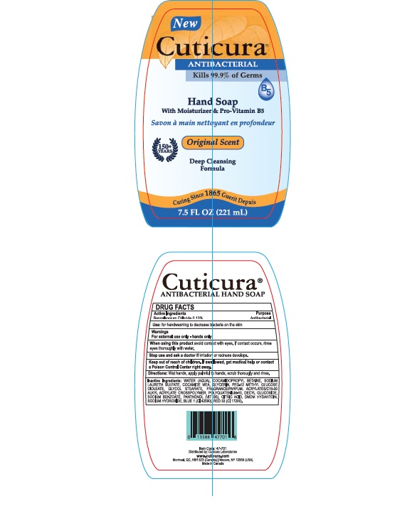 Pill image for Cuticura- Antibacterial Hand Soap With Moisturizer & Pro-vitamin B5