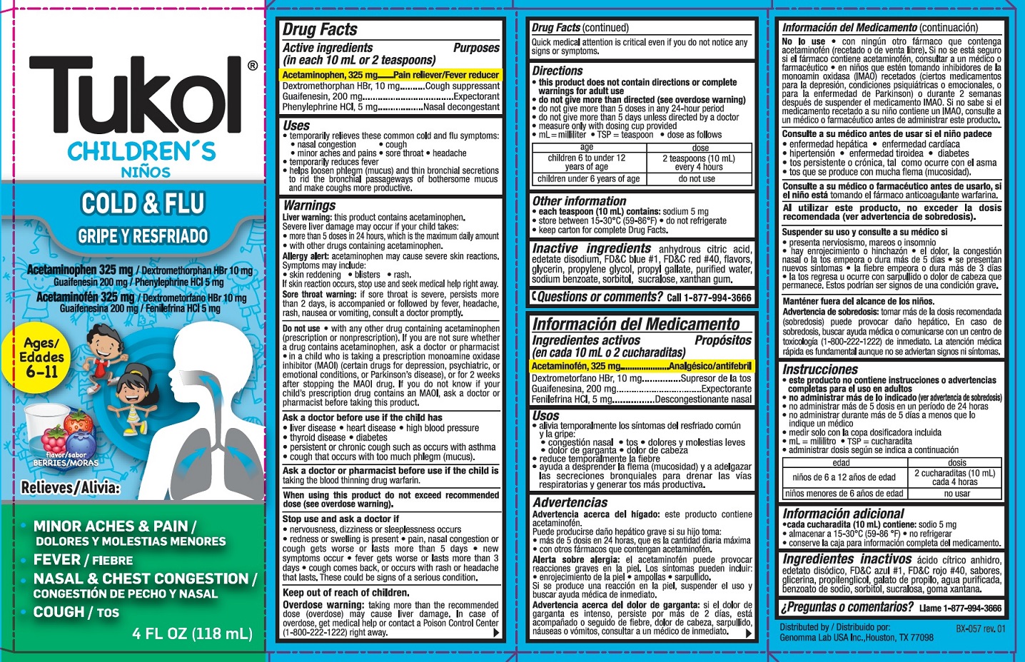 Pill image for Children's Tukol Multi-symptom Cold & Flu   519