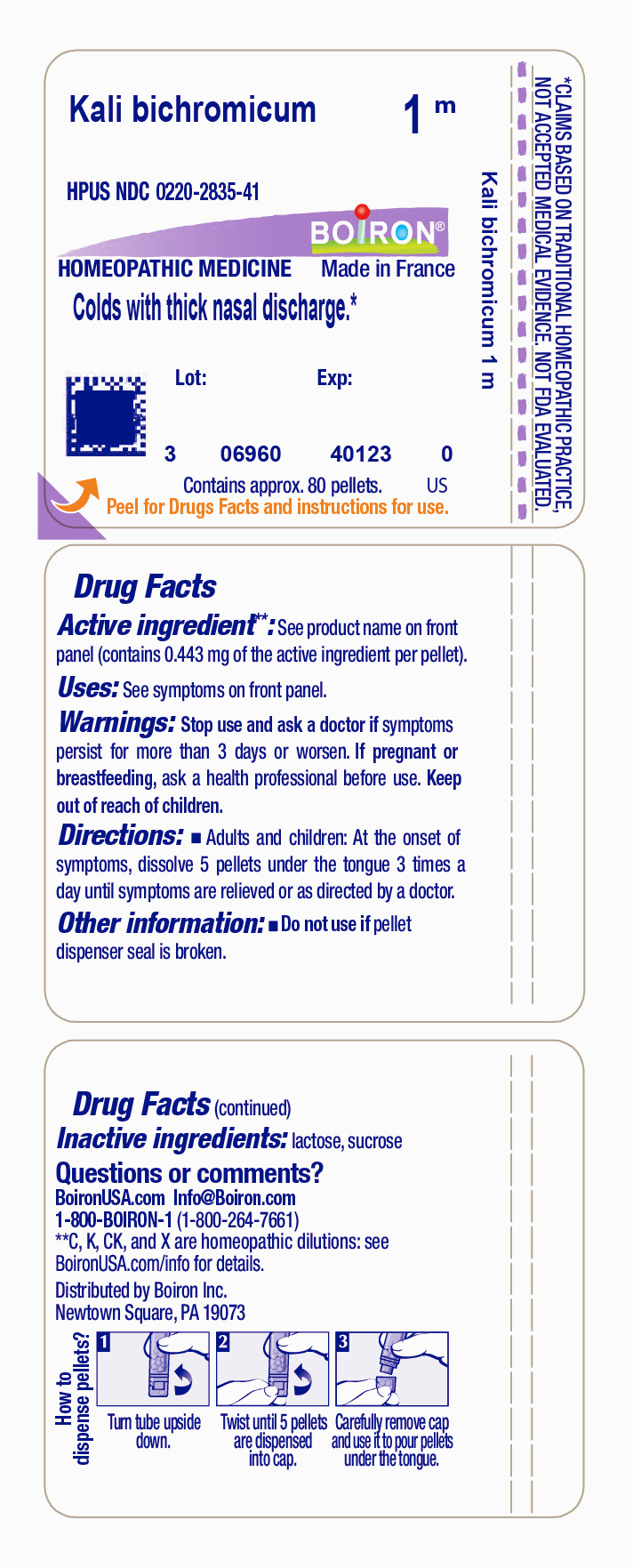 Pill image for Kali Bichromicum 1m