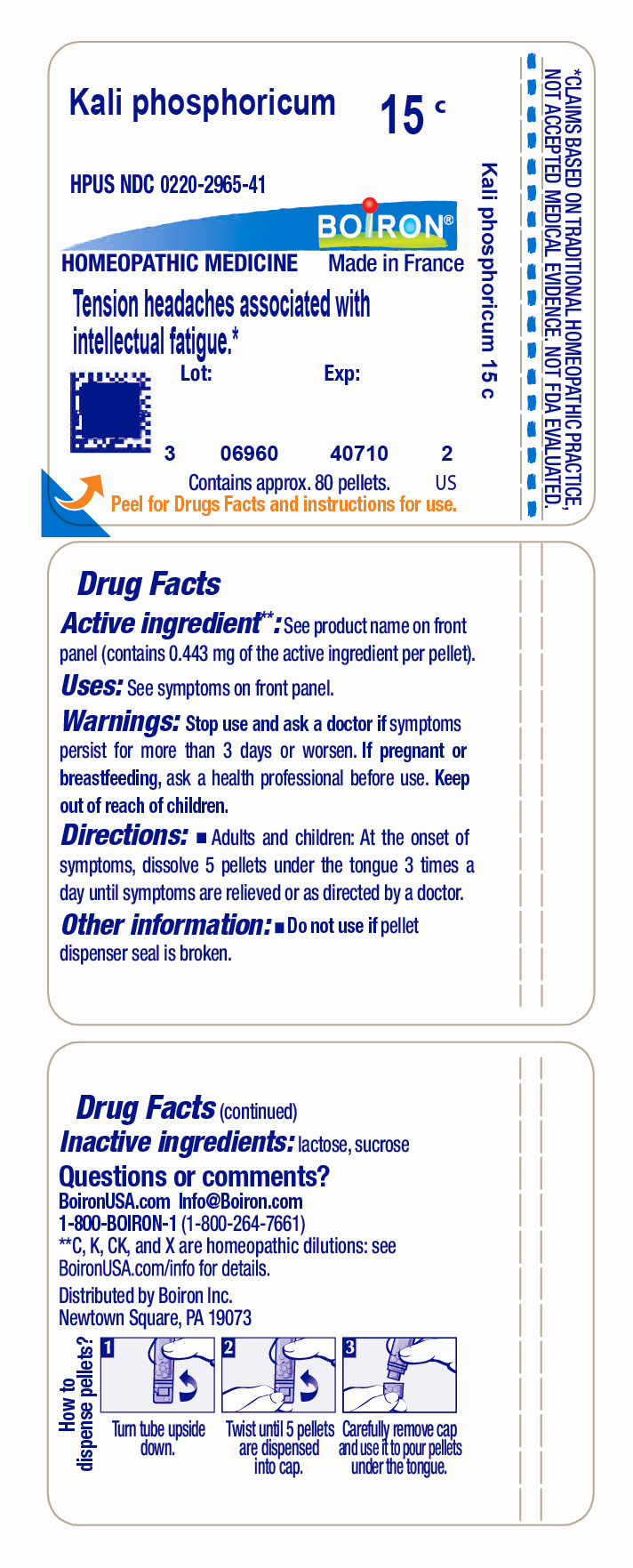 Pill image for Kali Phosphoricum 15c