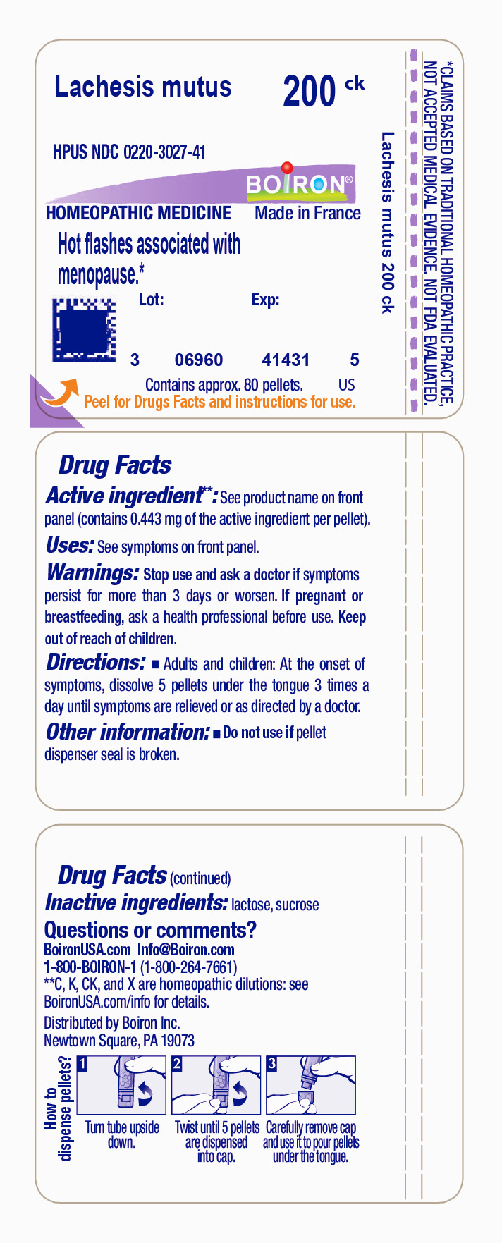 Pill image for Lachesis Mutus 200ck