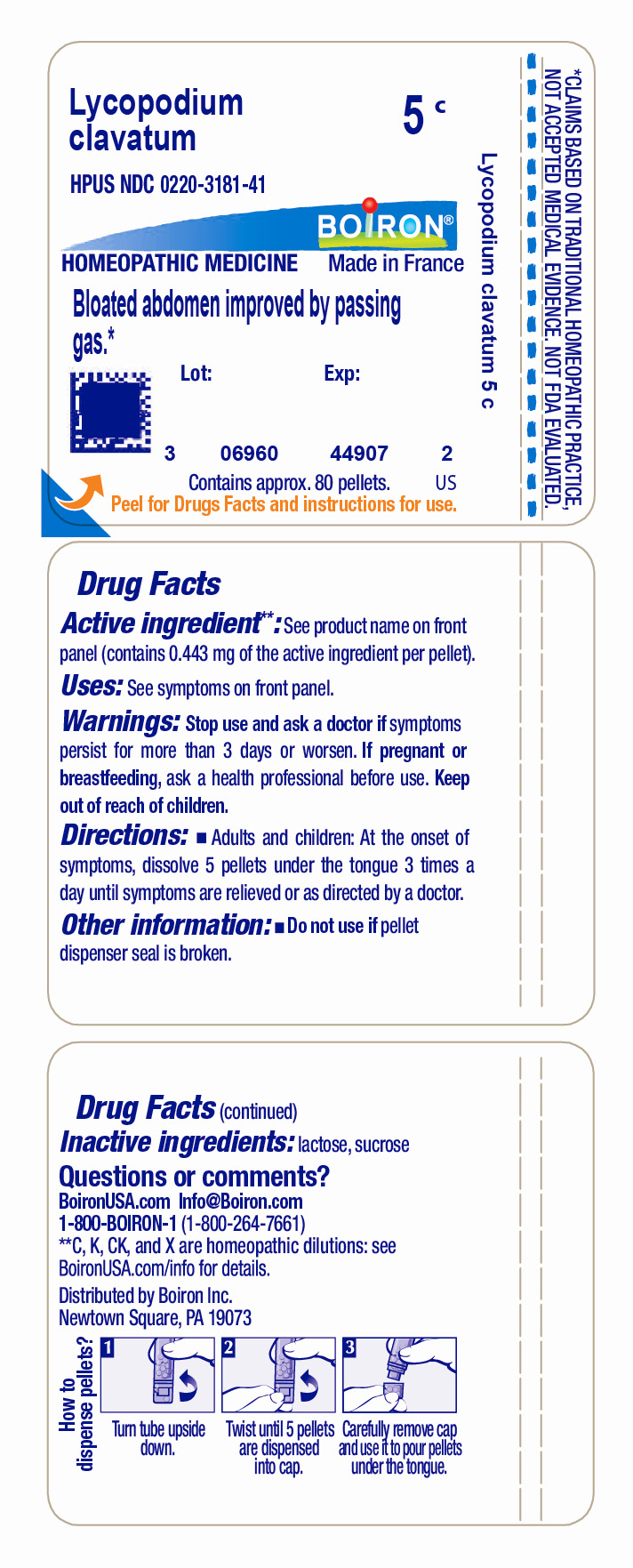 Pill image for lycopodium clavatum 5c