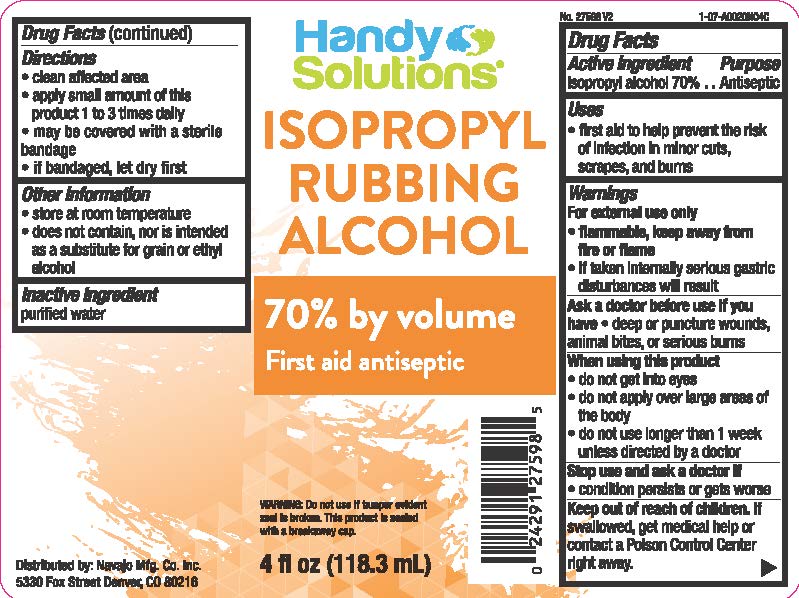 Pill image for Handy Solutions Rubbing Alcohol