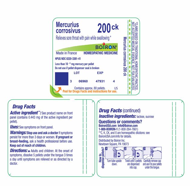Pill image for mercurius corrosivus 200ck
