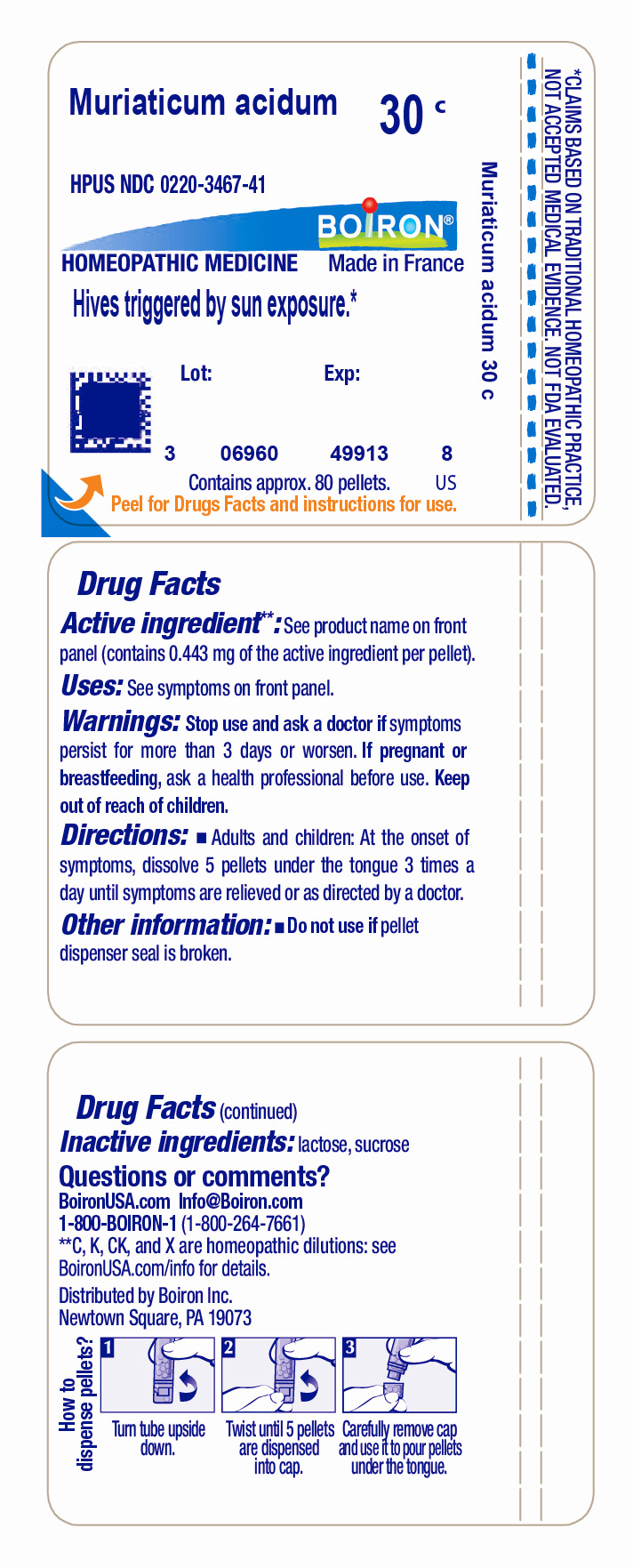 Pill image for Muriaticum Acidum 30c