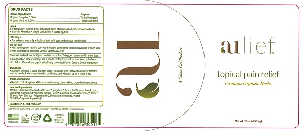 Pill image for Aulief Topical Pain Reliever